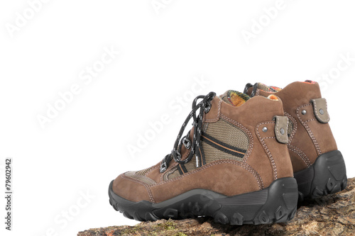 trekking shoes incl. clipping path
