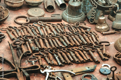 Set of old keys.