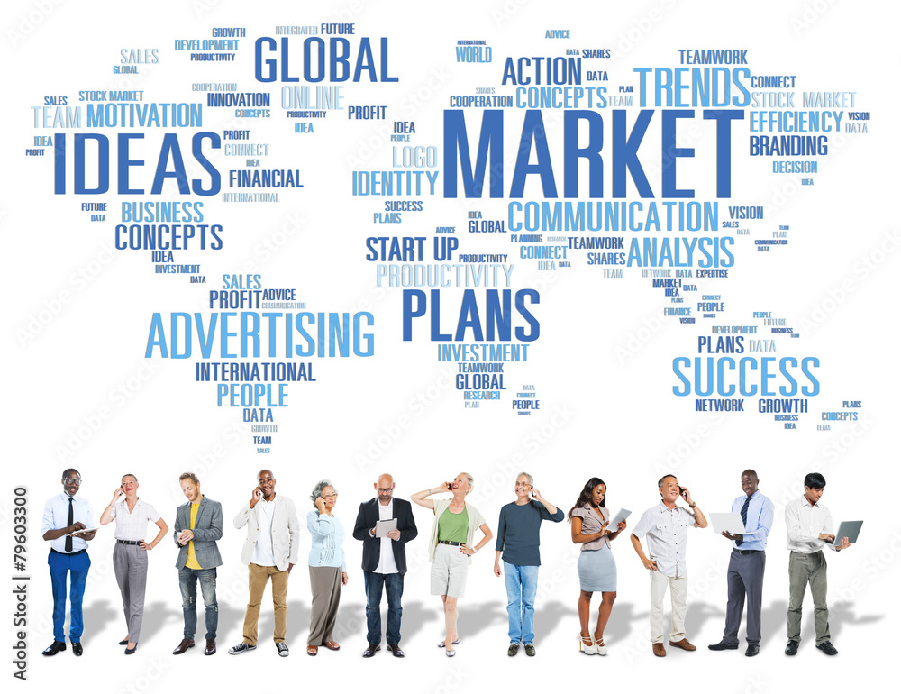 Market Business Global Business Marketing Commerce Concept Market Business Global Business Marketing Commerce Concept