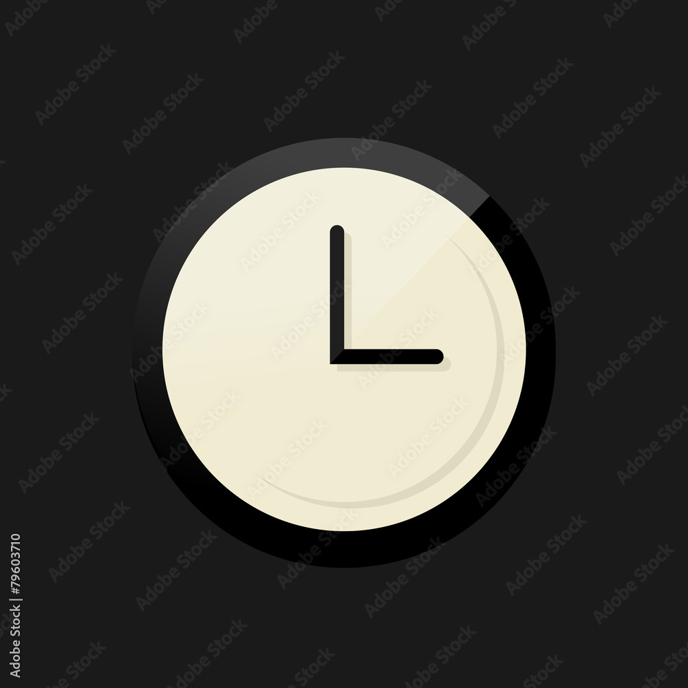 clock icon vector clock icon vector