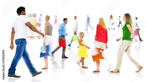 Community Ethnicity Casual People Shopping Spending Concept