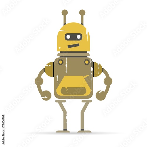 cartoon robot