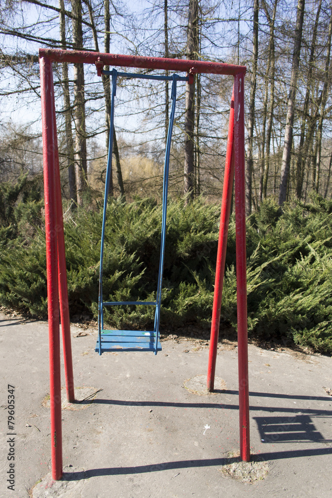 Swing at children's playground