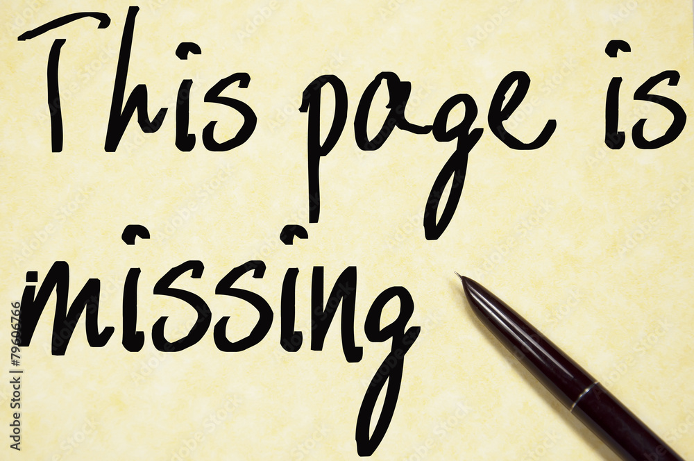 this page is missing text write on paper this page is missing text write on paper