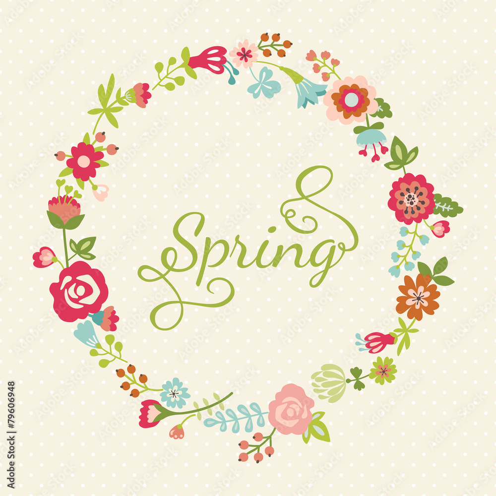 Floral wreath