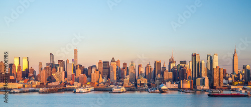 New York City Manhattan midtown buildings skyline #79606986