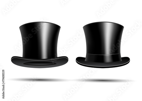 Black top hats