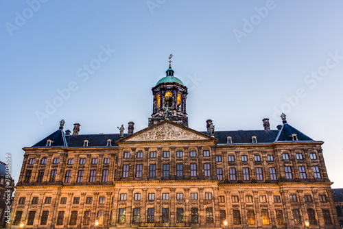 Photography Royal Palace in Amsterdam, Netherlands