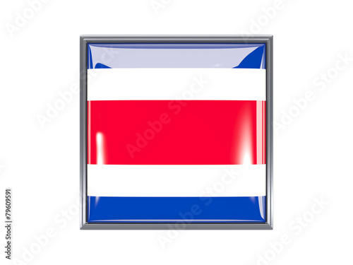 Square icon with flag of costa rica Free Download Square icon with flag of costa rica - GFXLoad