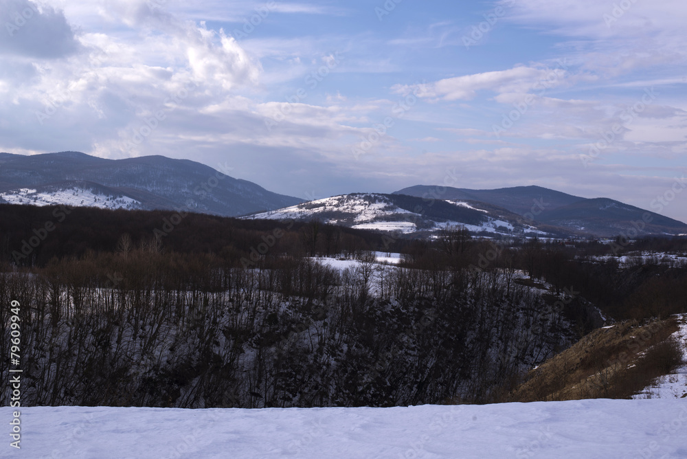 Obraz premium korana canyon near dreznik grad