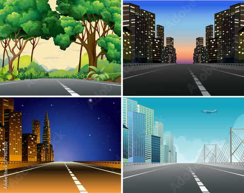 Road scene