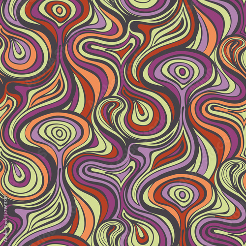 Ebru seamless pattern