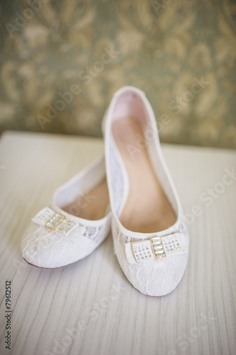 wedding shoes is ready for bride's best day