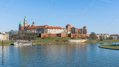 The Royal Castle at the Wawel Hill in Krakow