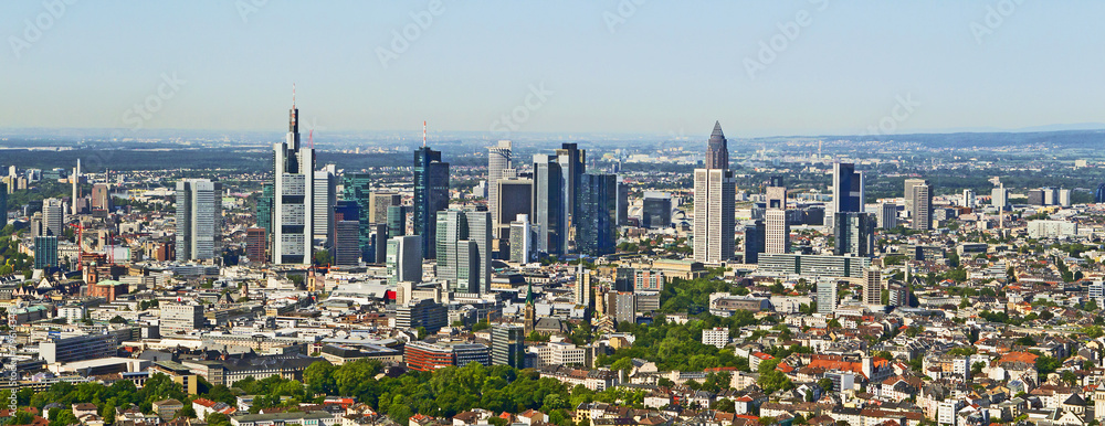 panorama of Frankfurt