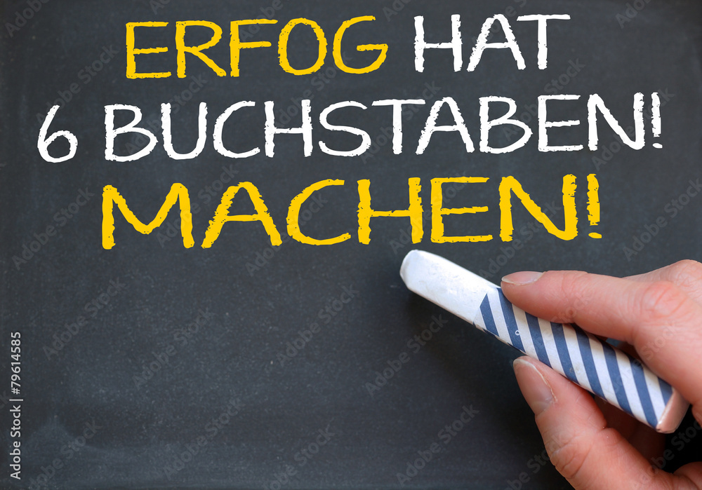 Sehr Grosser Erfolg Ugs 8 Buchstaben Erfolg hat 6 Buchstaben Stock-Foto | Adobe Stock