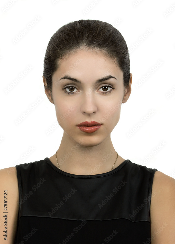 Beautiful Face of Young Woman with Clean Fresh Skin close up iso Beautiful Face of Young Woman with Clean Fresh Skin close up iso