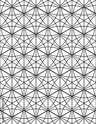 Geometric seamless pattern,...