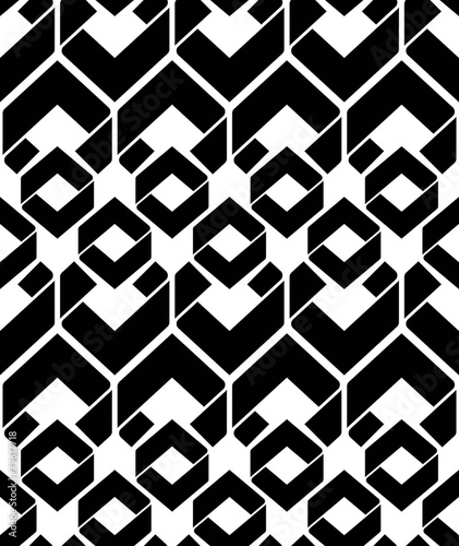 Monochrome endless vector t...