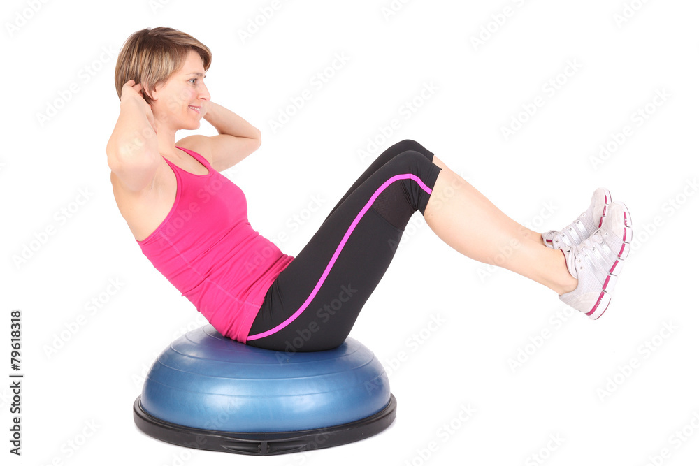 Bauchtraining auf dem Bosu Bauchtraining auf dem Bosu