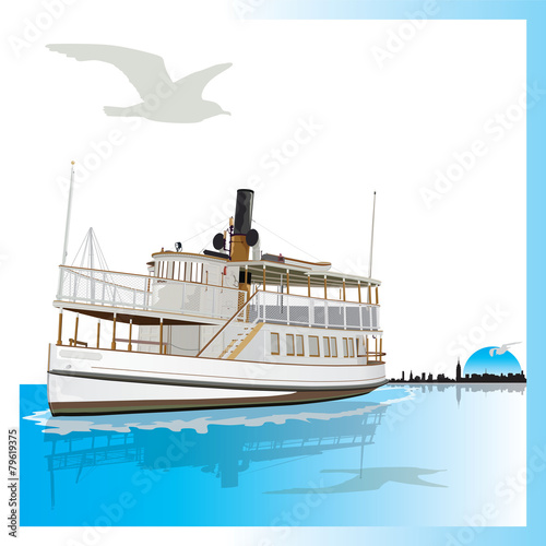 Steamboat Sabino, American Old Steamship