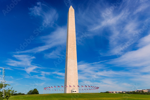 Washington Monument in District of Columbia DC