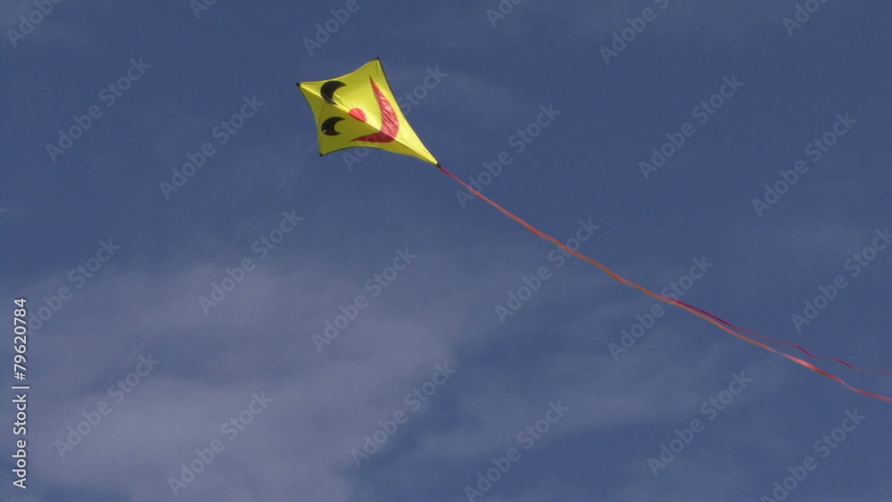 Kite flying in the sky , Low angle view