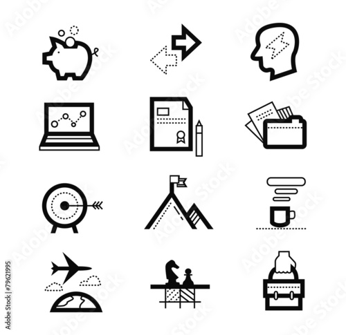 management or analytics, e-commerce, web design objects