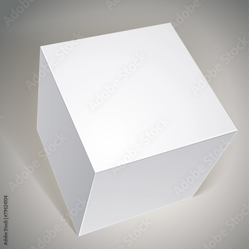 Vector blank box, template for your package design, put your ima