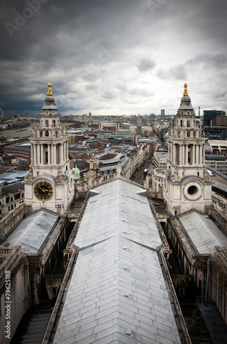 London view from St. Paul cathedral #79625188
