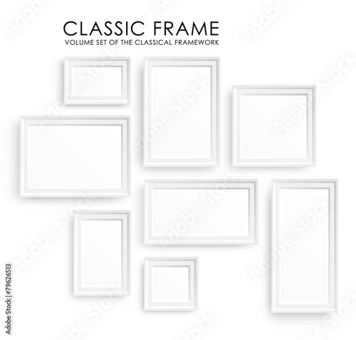 Realistic picture frames. Perfect for your presentations.