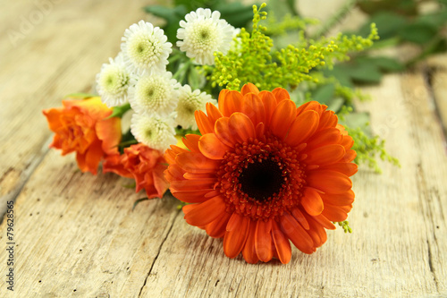 fond bouquet de fleurs