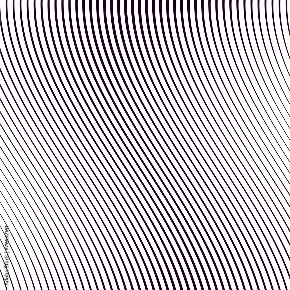 Moire pattern, monochrome background with trance effect. Optical - obrazy, fototapety, plakaty 