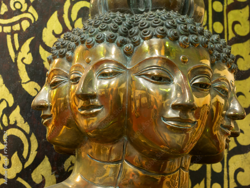 Statue at Wat Phathat Haripoonchai , Lamphun, Thailand Statue at Wat Phathat Haripoonchai , Lamphun, Thailand