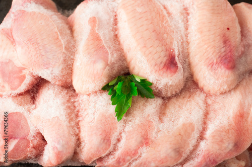 Frozen chicken wings