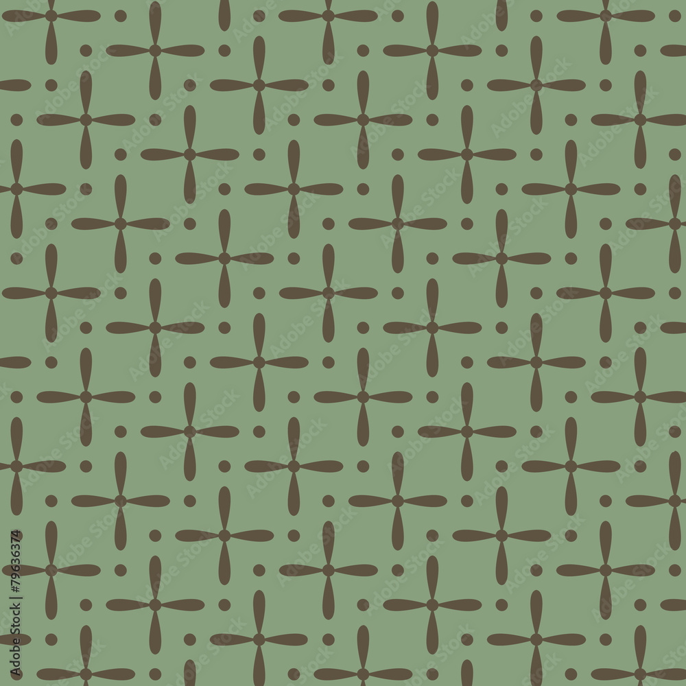 Green seamless vector pattern Green seamless vector pattern