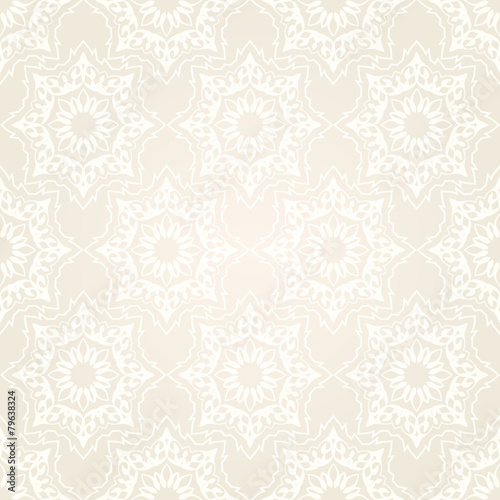 Decorative seamless pattern in ottoman motif