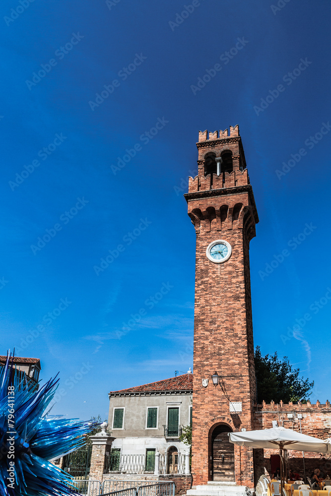 Island of Murano. Travel Picture from the Lagoon of Venice