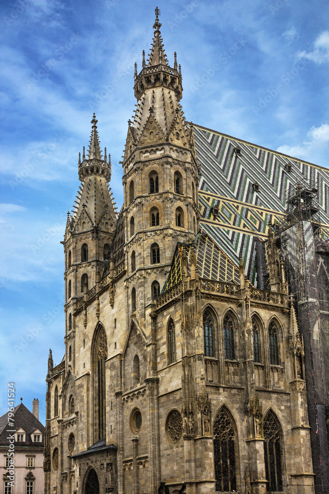 Saint Stephan cathedral church in Vienna, Austria