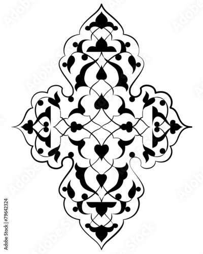 artistic ottoman pattern series seventy three