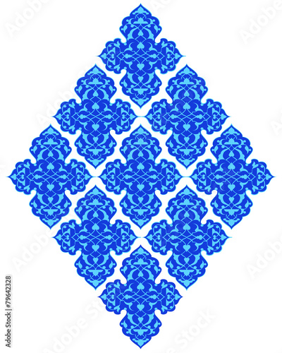 artistic ottoman pattern series seventy six