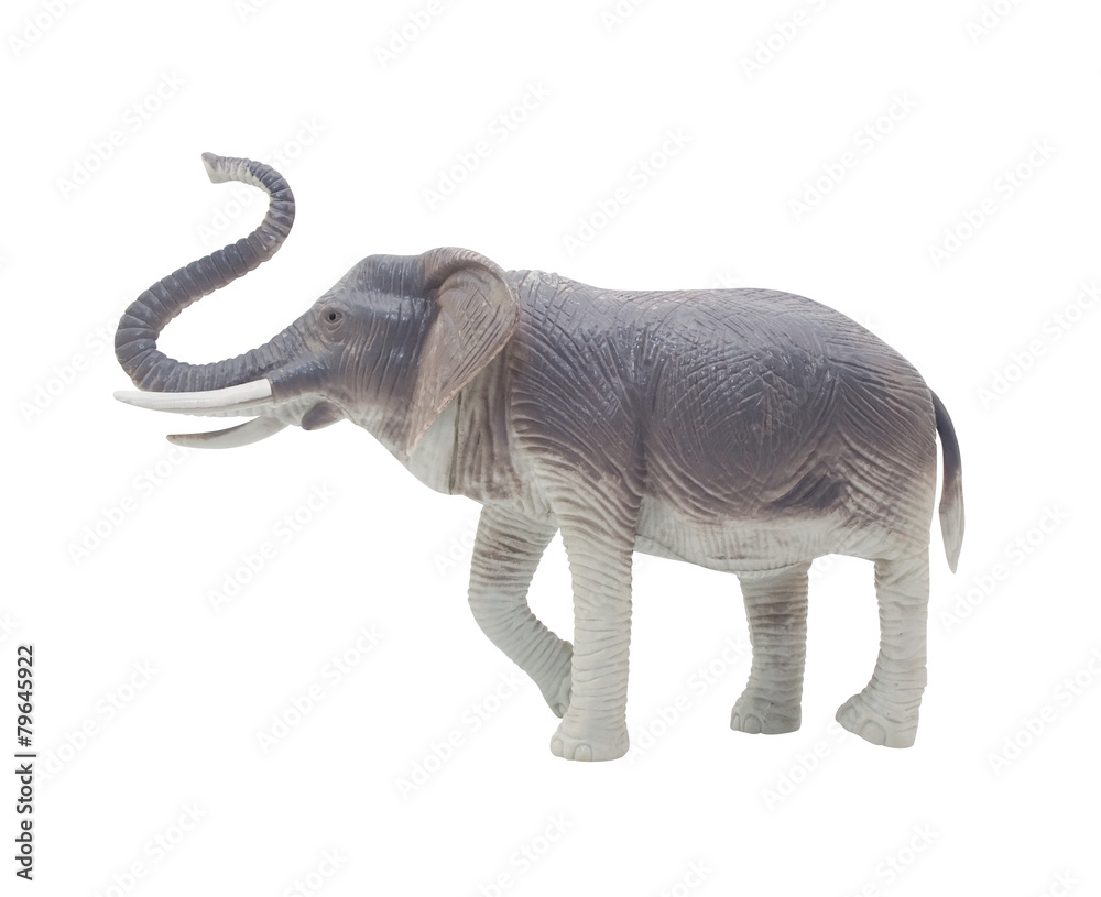 Obraz premium Elephant toy profile.
