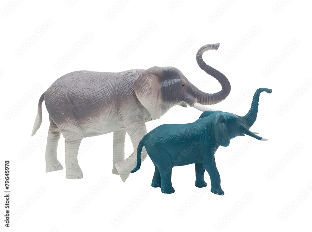 Elephant toys profile.
