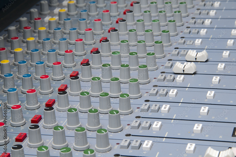 Obraz premium closeup the sound board
