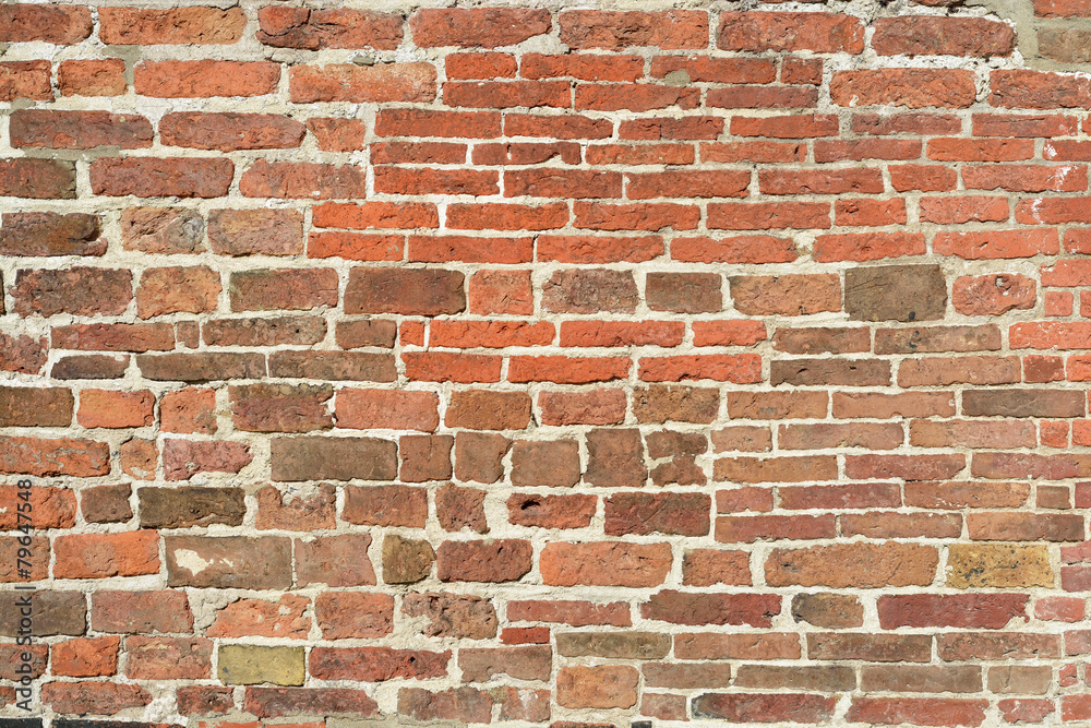 Obraz premium old bricks stone wall in various colors