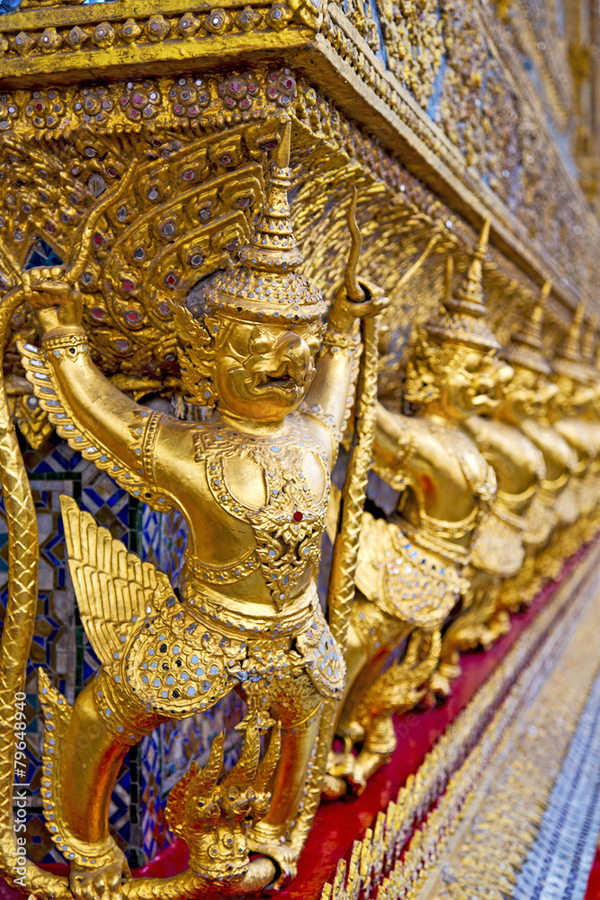 demon in the temple bangkok asia