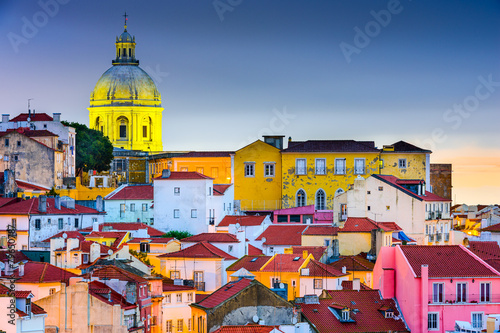 Alfama District in Lisbon, Portugal