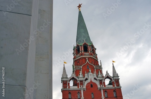 Moscow Kremlin tower. UNESCO World Heritage Site. photo