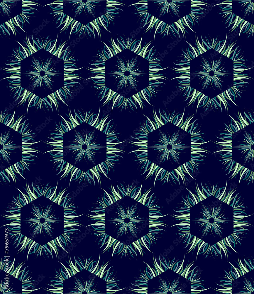 Seamless hexagons pattern. Seamless hexagons pattern.