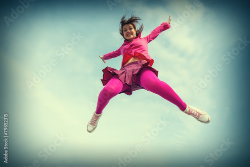 girl jumped © APHOTOSTUDIO